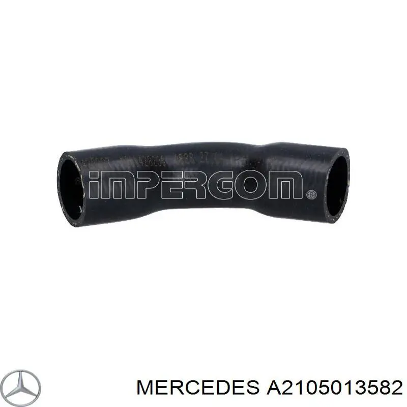 A2105013582 Mercedes шланг/патрубок радіатора охолодження, нижній