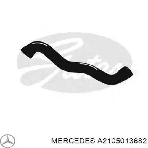 Купити A2105013682 Mercedes Шланг/патрубок радіатора охолодження, верхній