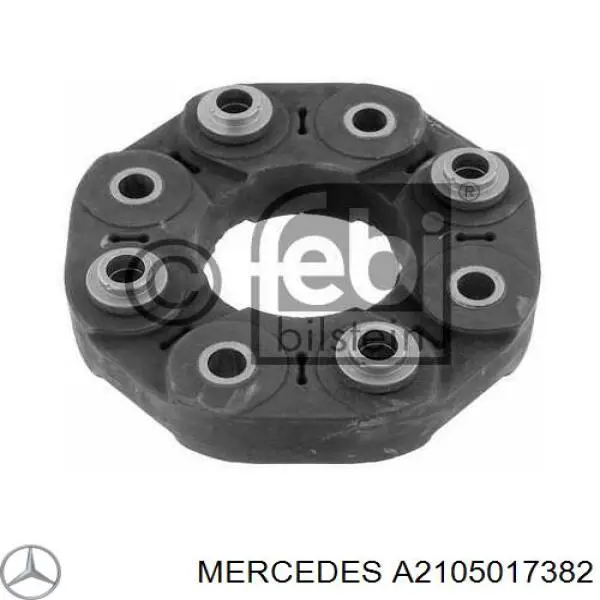 A2105017382 Mercedes Шланг/патрубок радіатора охолодження, нижній