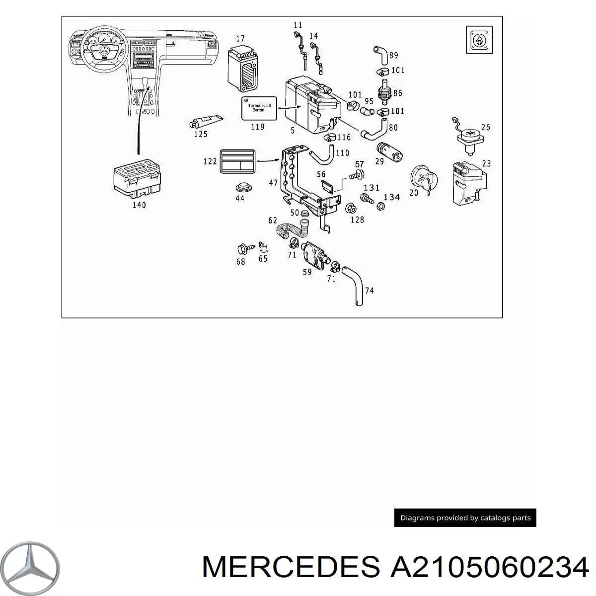  A2105060234 Mercedes