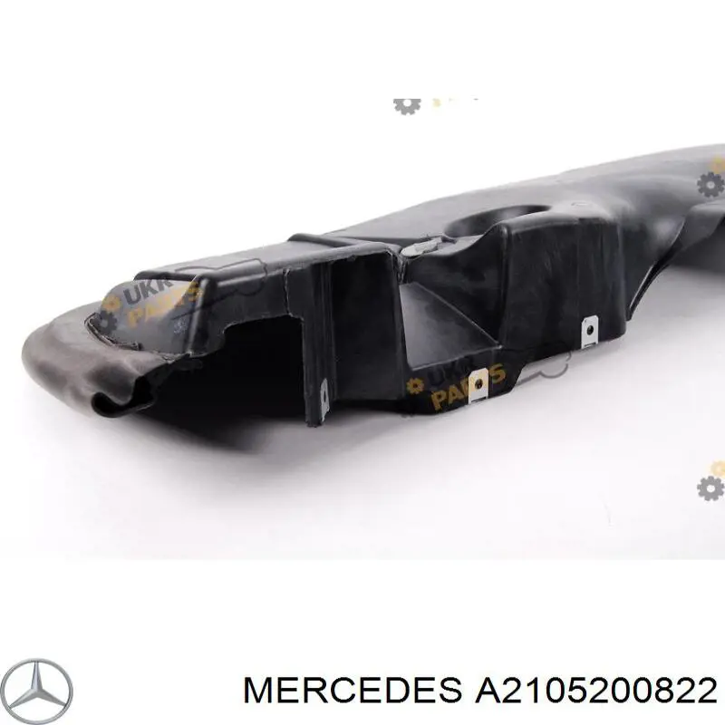 Захист бампера переднього на Mercedes E-Class (S210)