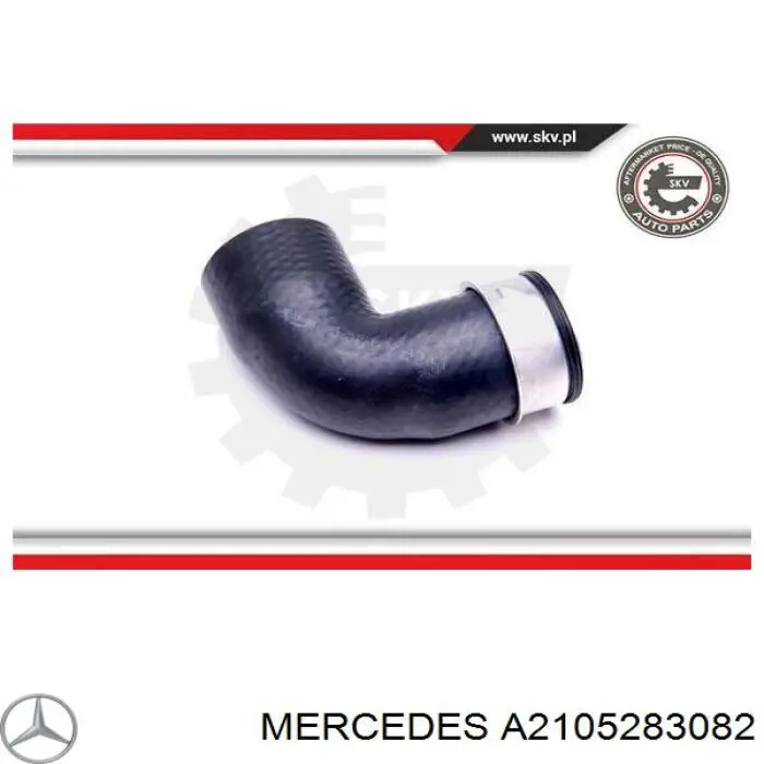 Шланг/патрубок интеркуллера A2105283082 Mercedes