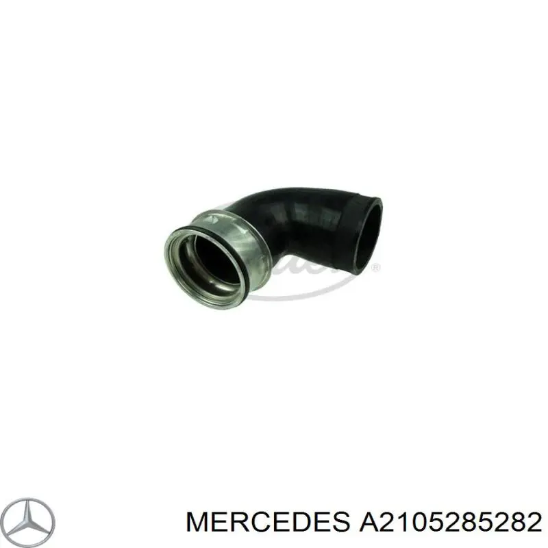 A2105285282 Mercedes шланг/патрубок інтеркулера, лівий