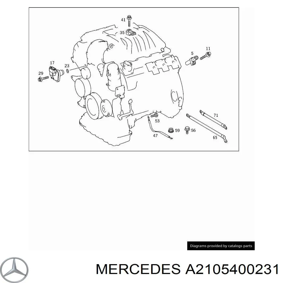A2105400231 Mercedes 