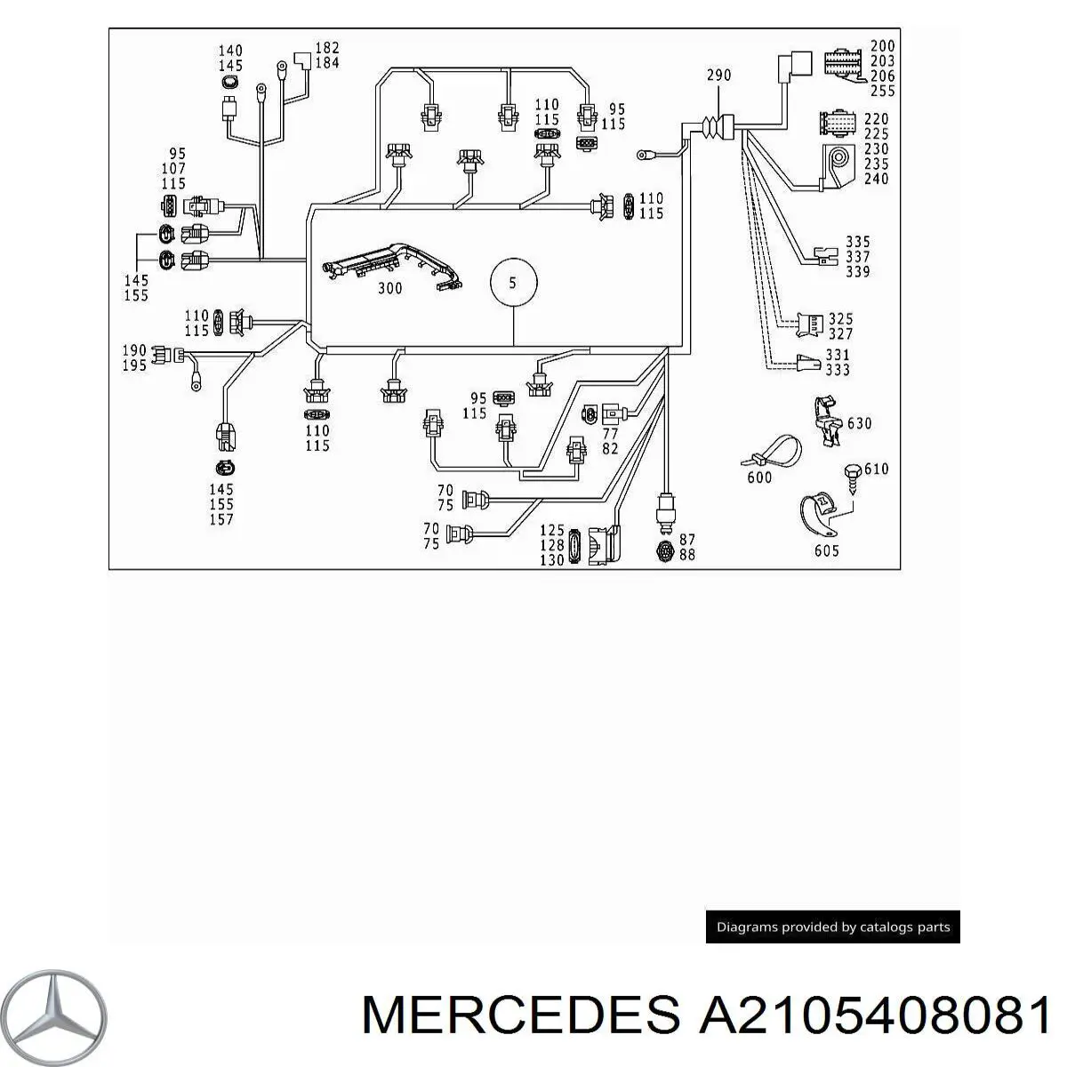 A2105408081 Mercedes 