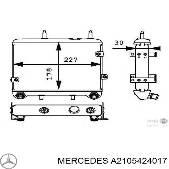 Купити A2105424017 Mercedes Датчик рівня палива в бензобаку