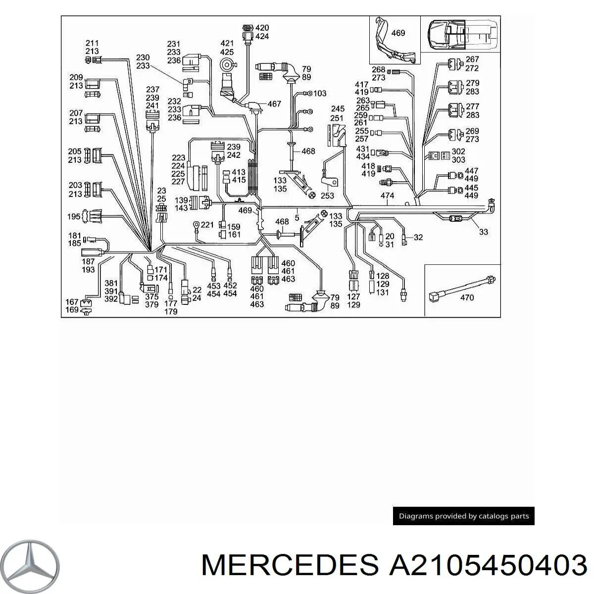 A2105450403 Mercedes 