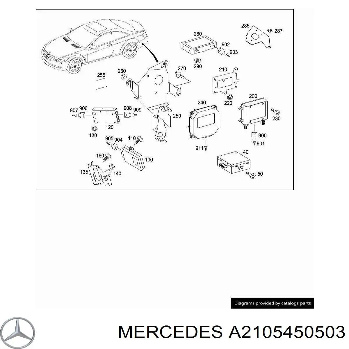 A2105450503 Mercedes 