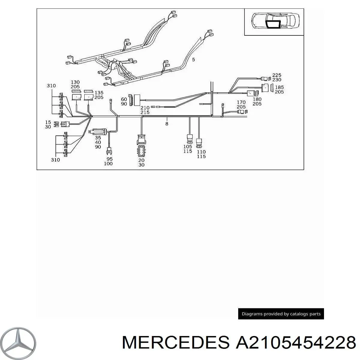 Купити A0345454128 Mercedes 