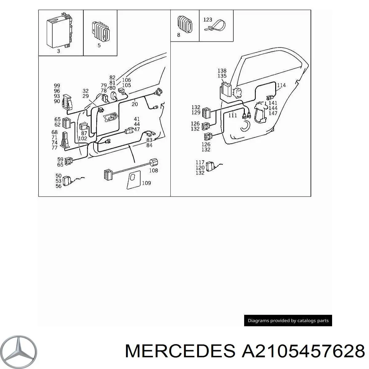 Купити A2105457628 Mercedes 