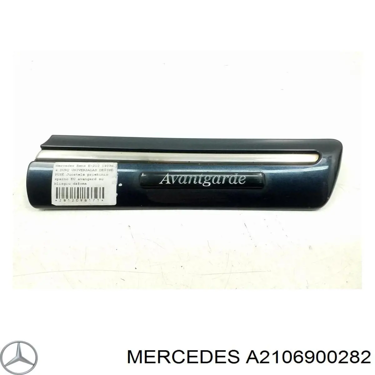A2106900282 Mercedes Молдинг переднього правого крила