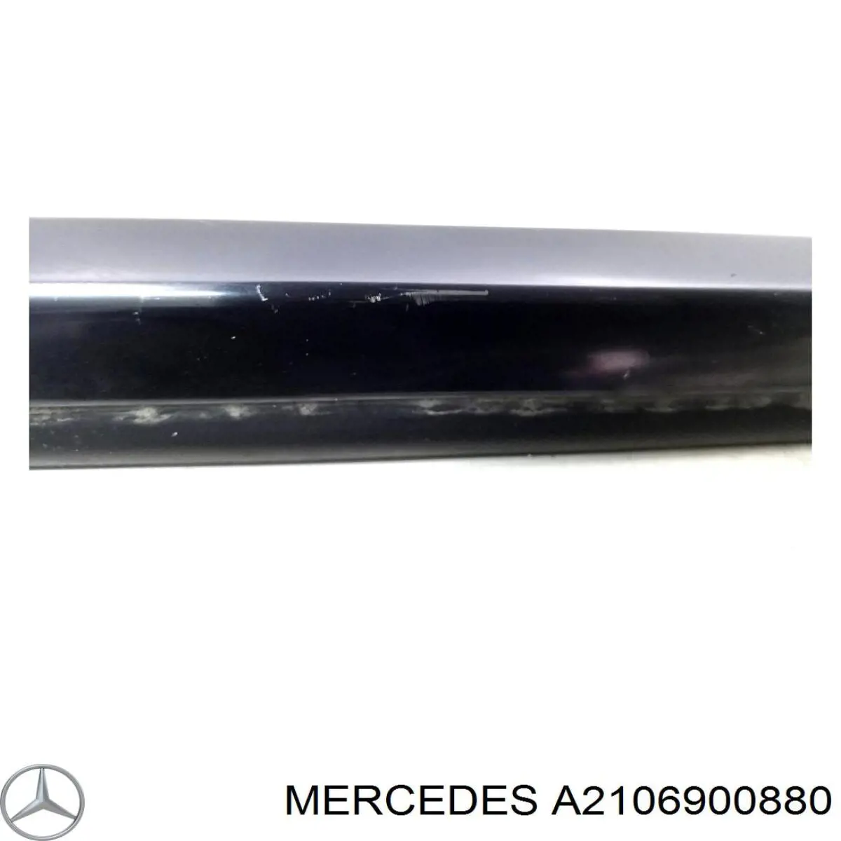 Молдинг опускного скла нижній, двері передньої, правої Mercedes A2106900880 ціна, від 3.71 USD