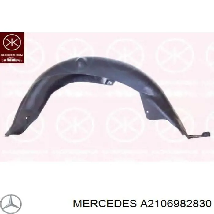 A2106982830 Mercedes Підкрилок задній правий