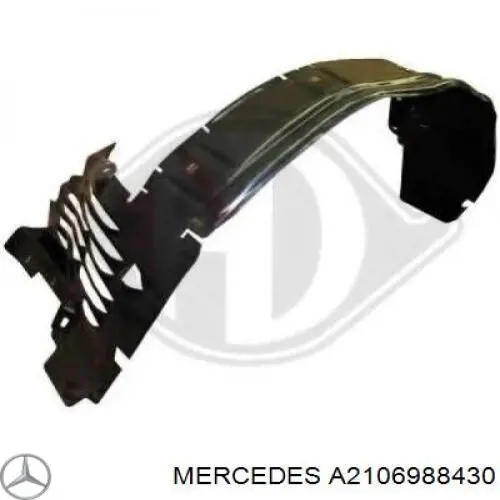 Подкрильнікі переднього крила, правий Mercedes A2106988430 ціна, від 15.36 USD