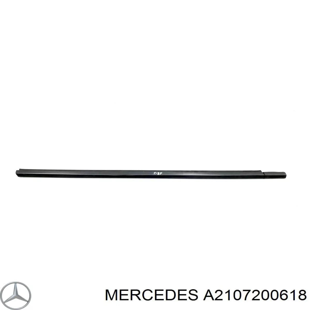 Купити A2107200618 Mercedes Скло передніх дверей, правою