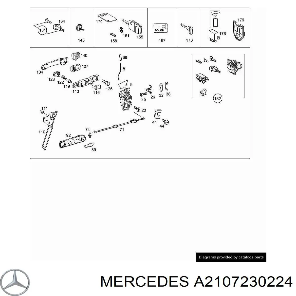A2107230224 Mercedes 