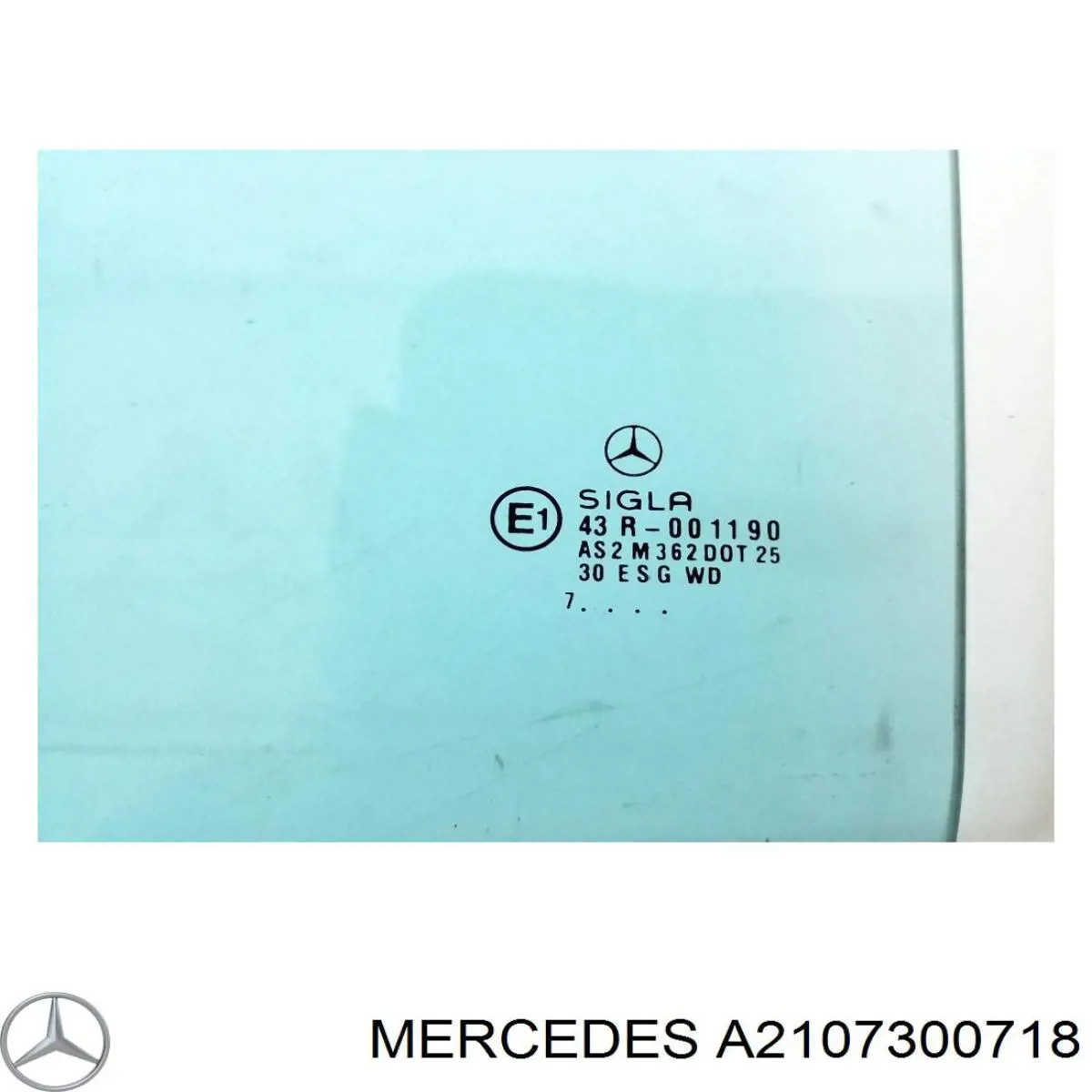 Купити A2107300718 Mercedes Скло задньої двері лівої