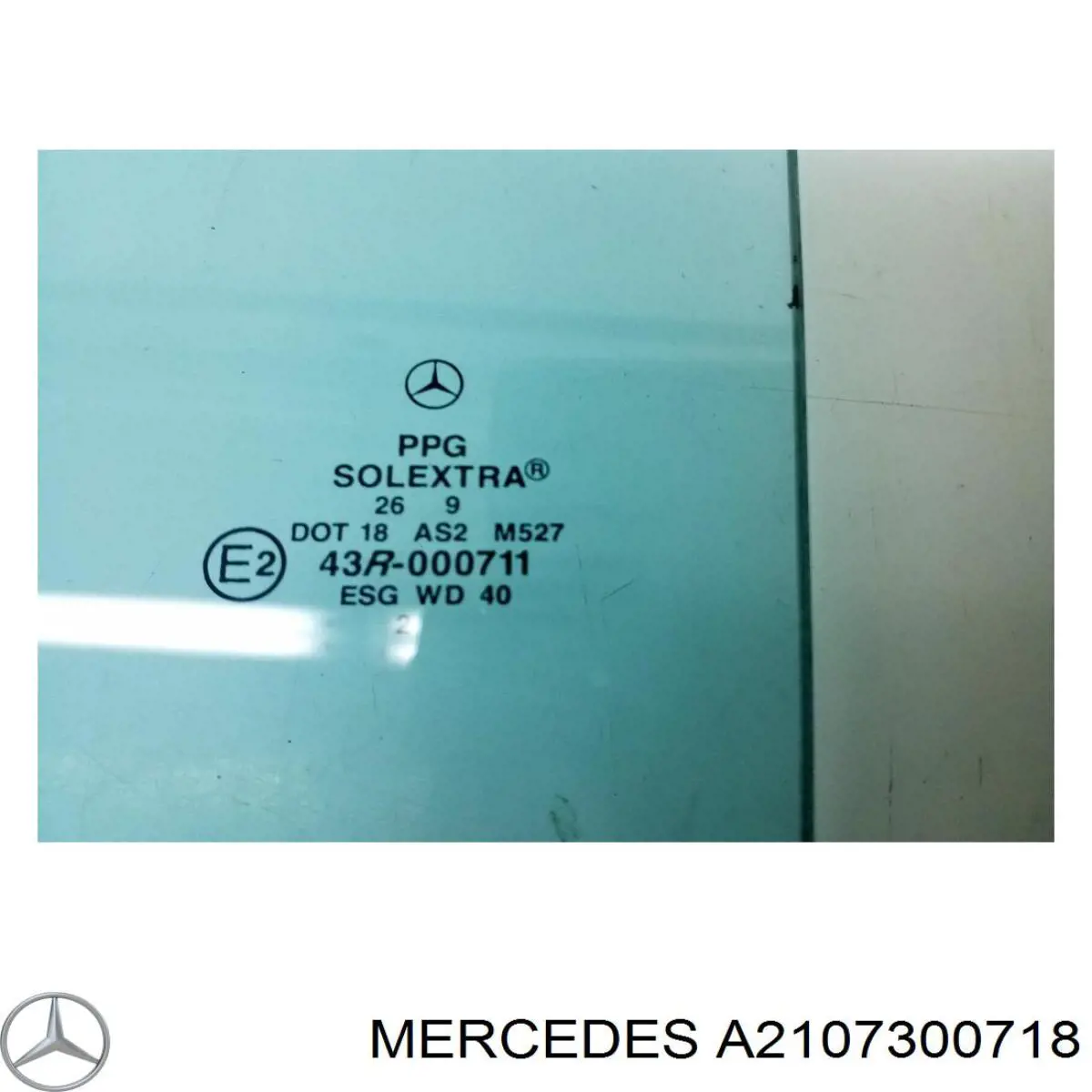 A2107300718 Mercedes Скло задніх дверей, лівих