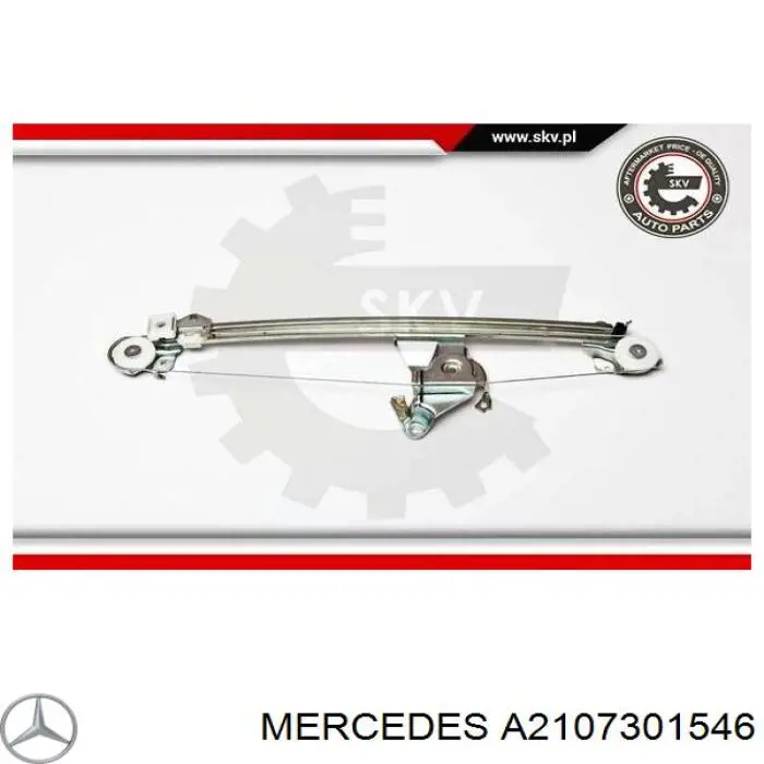 Механізм склопідйомника двері задньої, лівої Mercedes A2107301546 ціна, від 25.90 USD