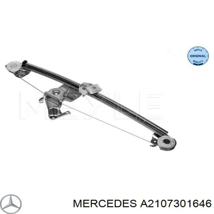 Купити A2107301646 Mercedes Механізм склопідіймача двері задньої, правої