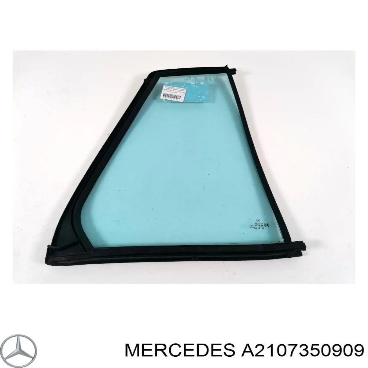 2107350909 Mercedes скло-кватирка двері, задній, лівою