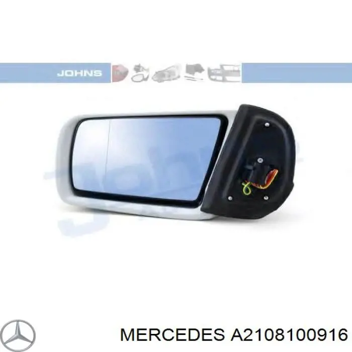 Купити A2108100916 Mercedes Бічне дзеркало заднього виду ліве