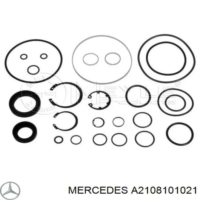 A2108101021 Mercedes Дзеркальний елемент дзеркала заднього виду, правого
