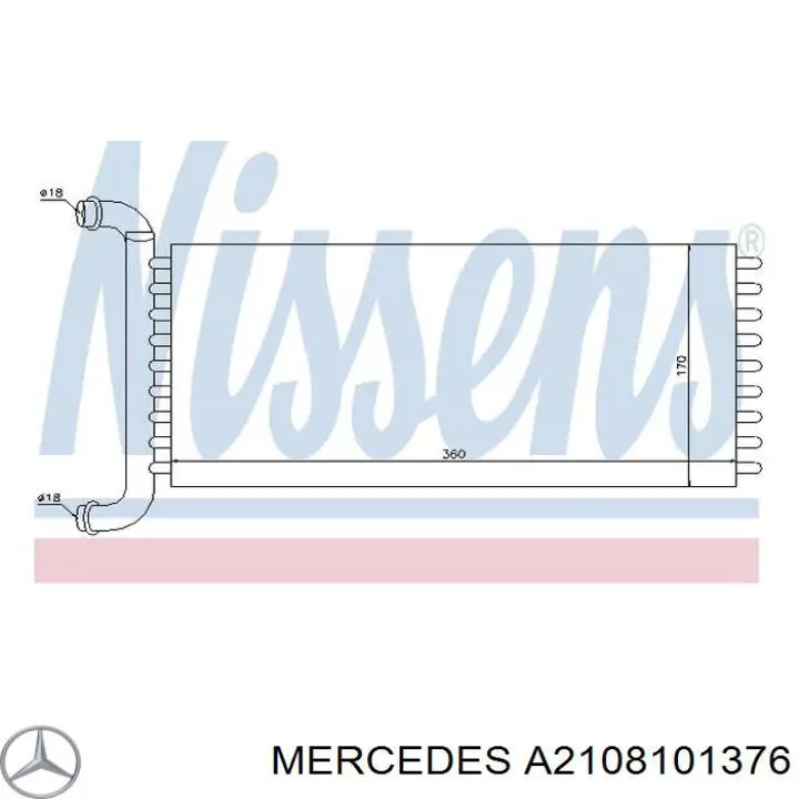 Купити A2108101376 Mercedes Бічне дзеркало заднього виду ліве
