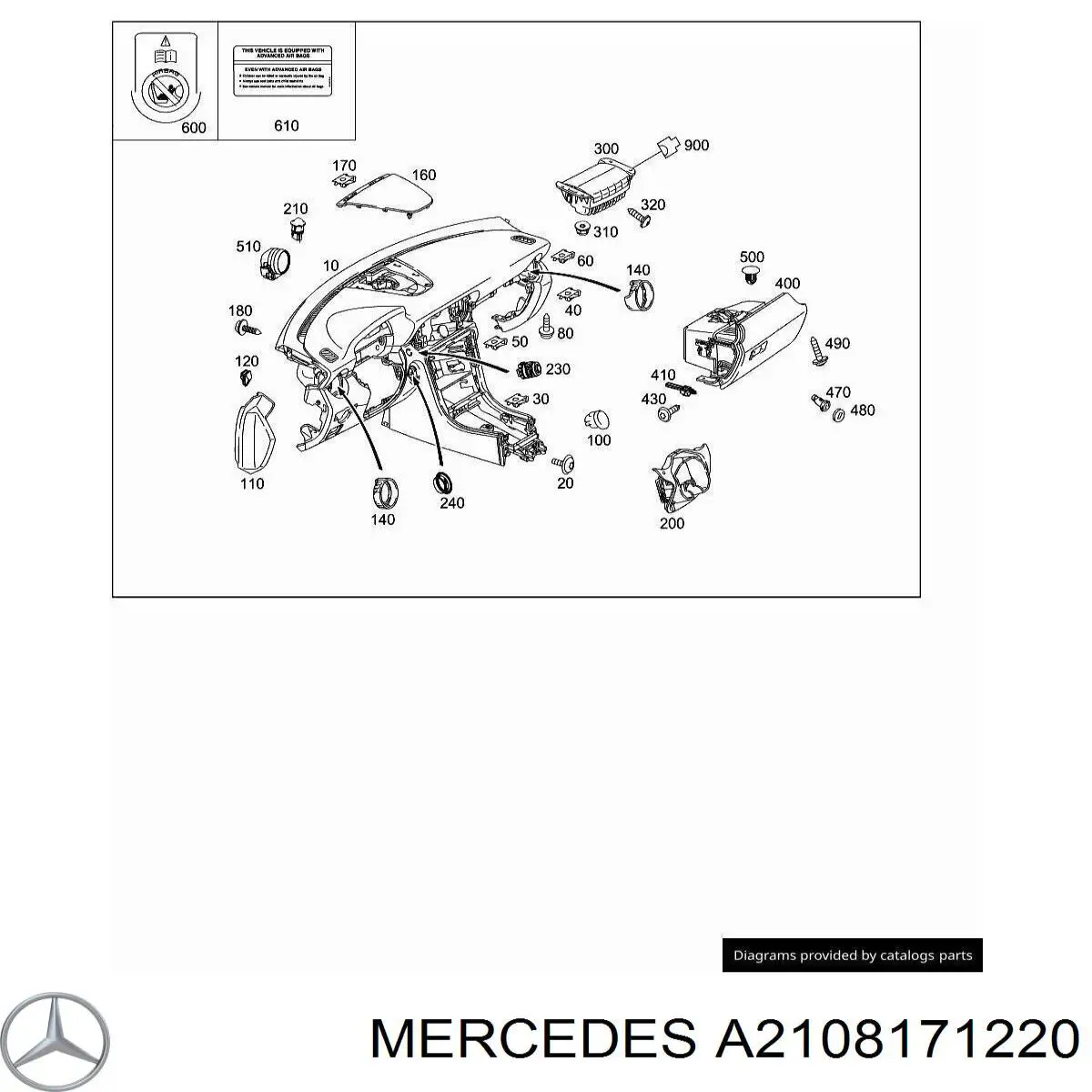  Mercedes A2108171220