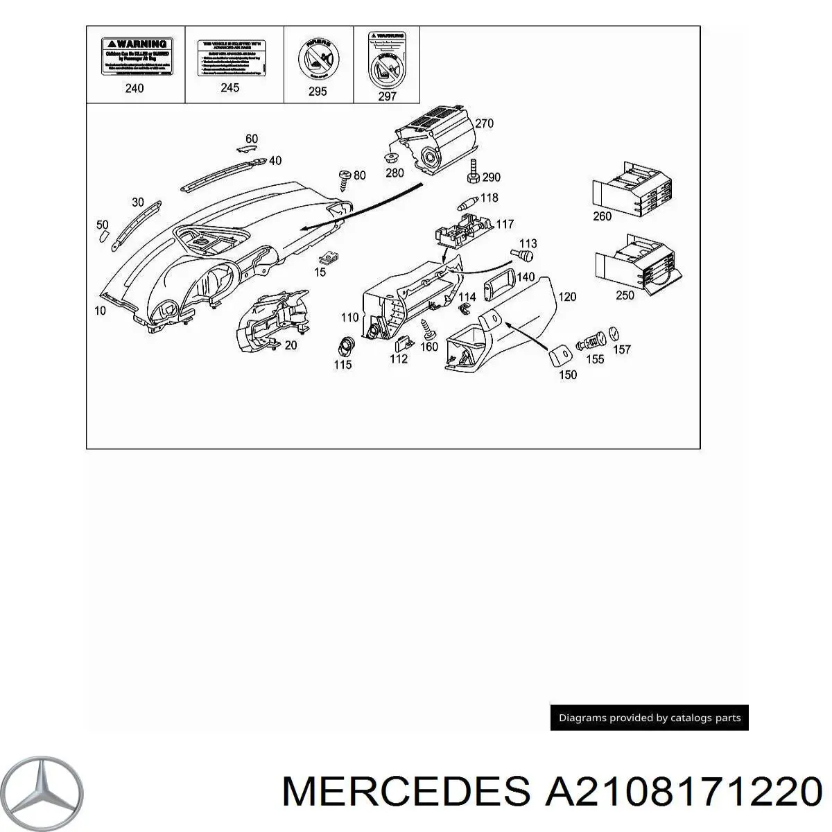 A2108171220 Mercedes 