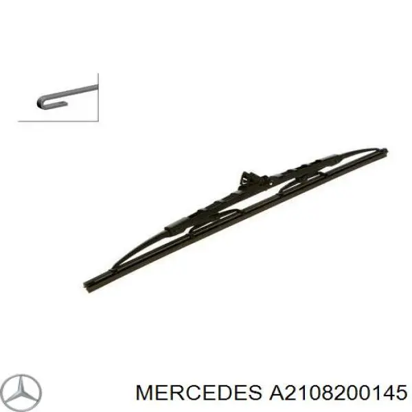 Щітка склоочисника заднього скла Mercedes A2108200145 ціна, від 5.40 USD