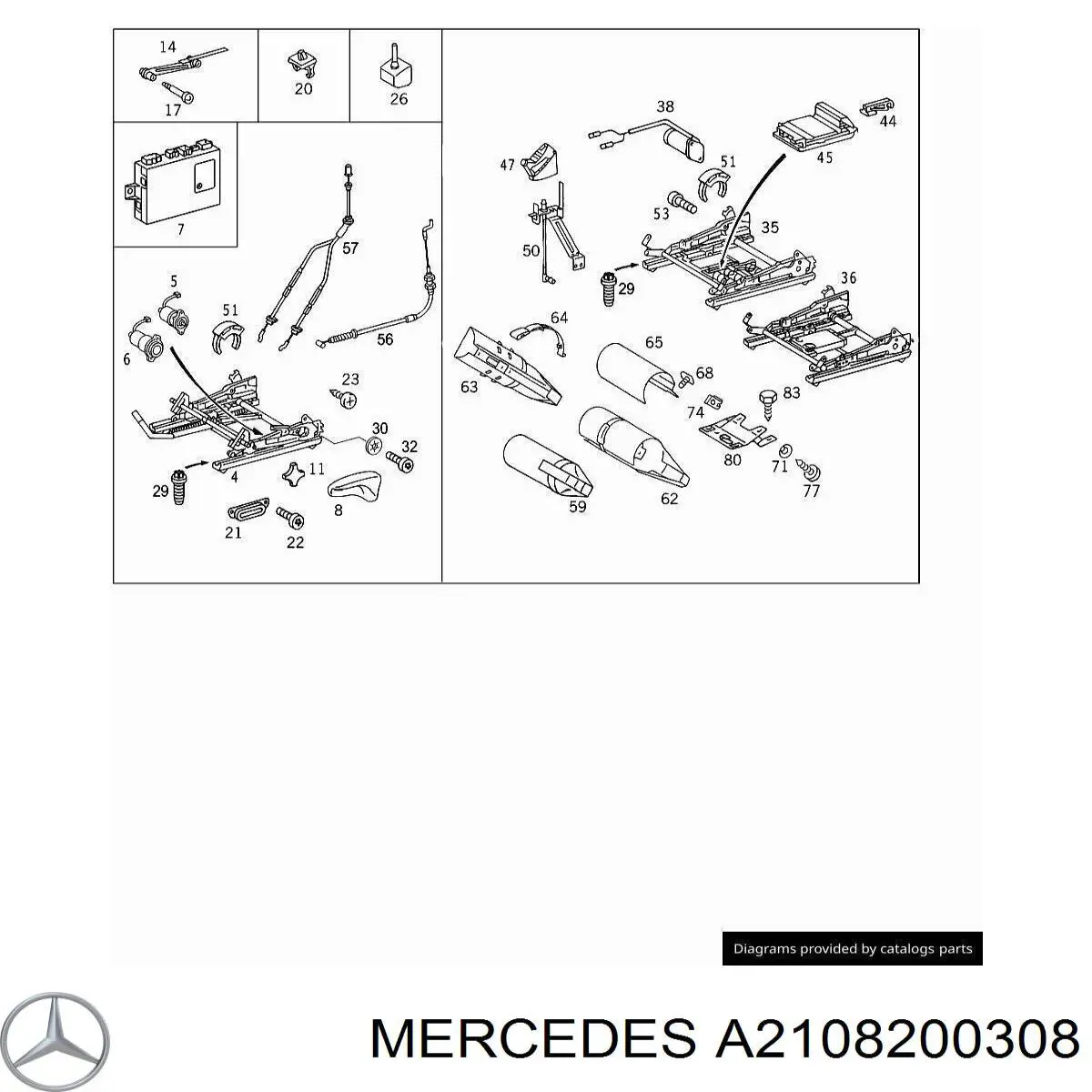 A2108200308 Mercedes 