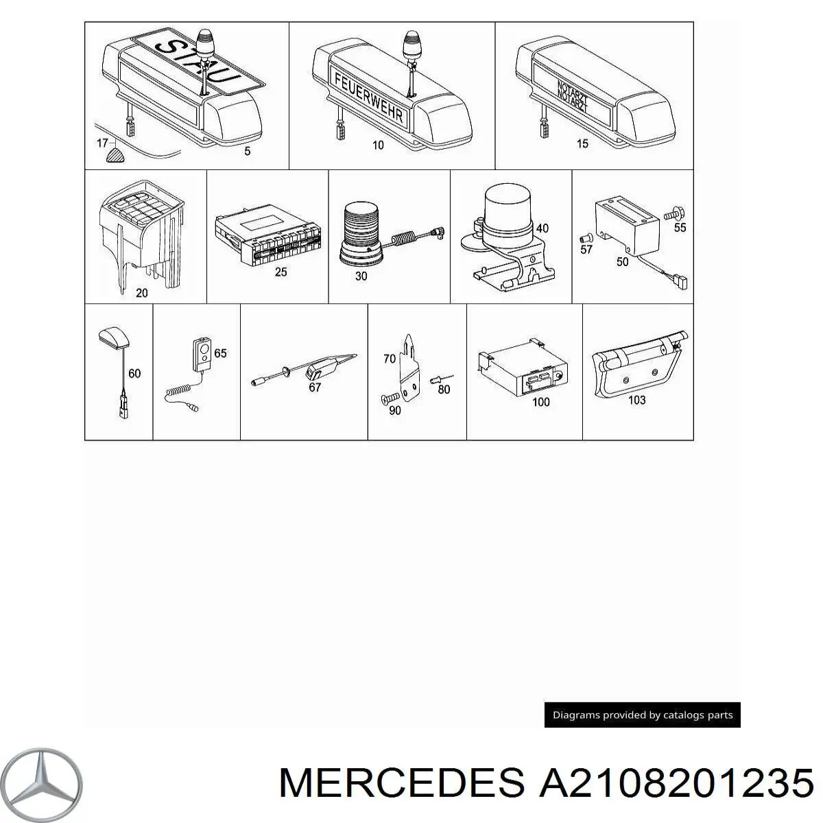 A2108201235 Mercedes 