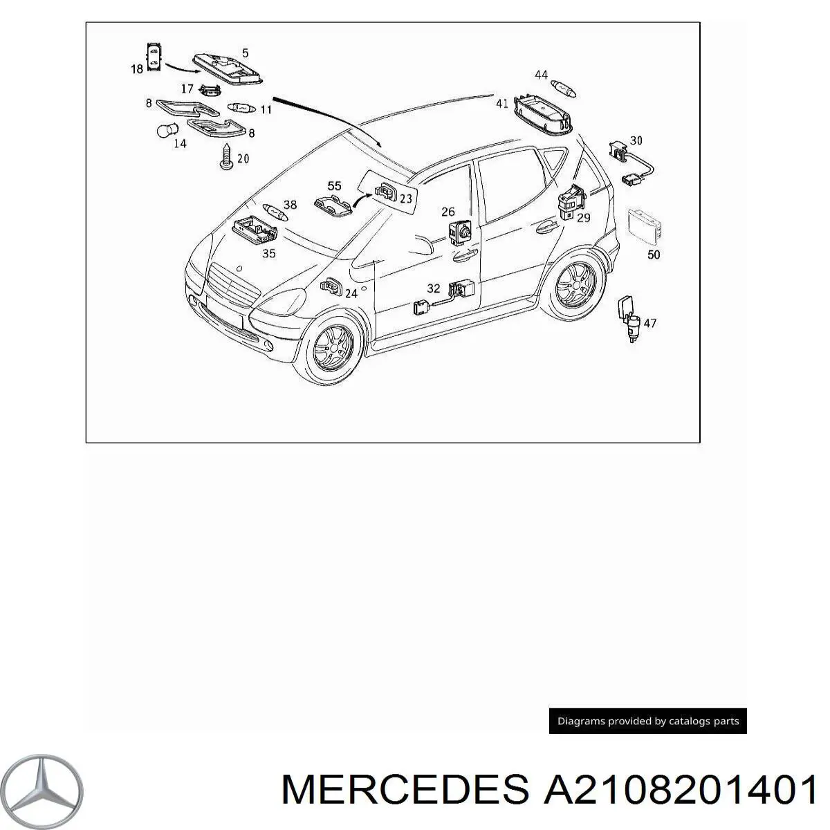 A2108201401 Mercedes 