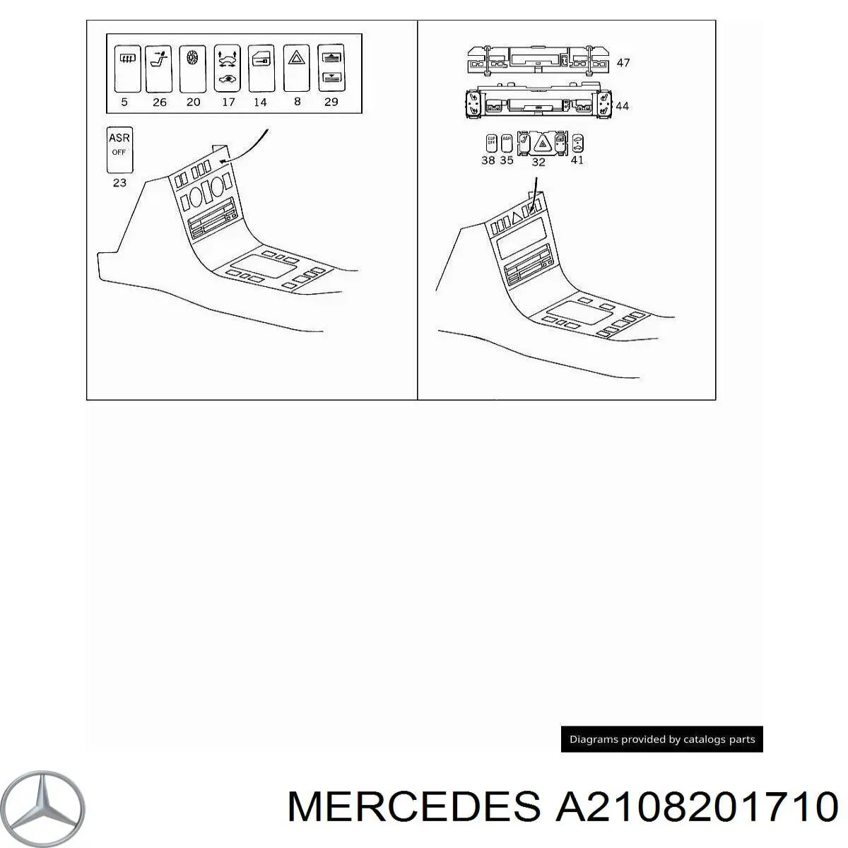 A2108201710 Mercedes 