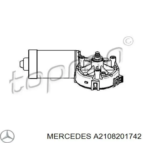 Мотор двірника Mercedes A2108201742 ціна, від 17.74 USD