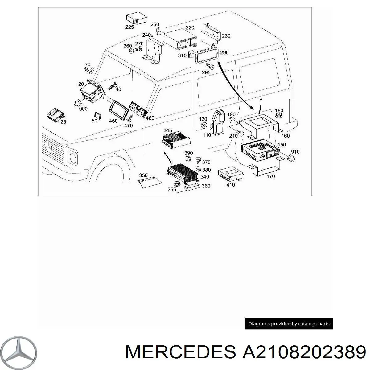 A2108202389 Mercedes 