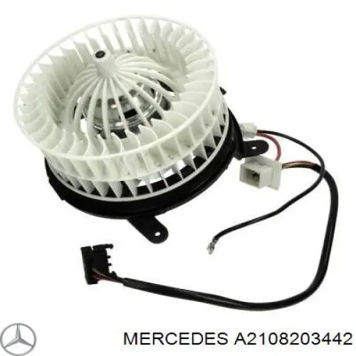 A2108203442 Mercedes двигун вентилятора пічки (обігрівача салону)