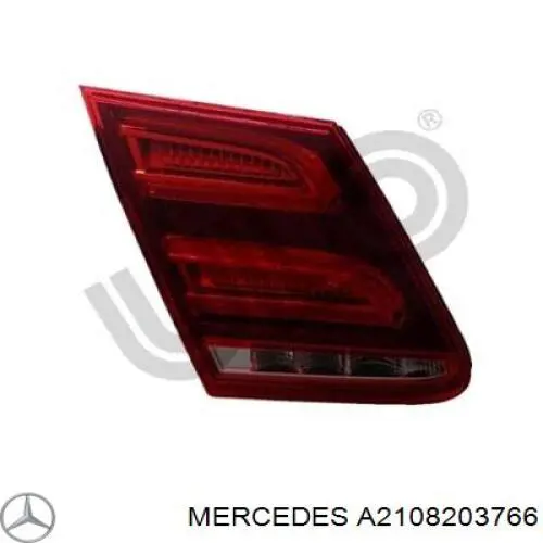 Скло фари лівої Mercedes A2108203766 ціна, від 323.73 USD