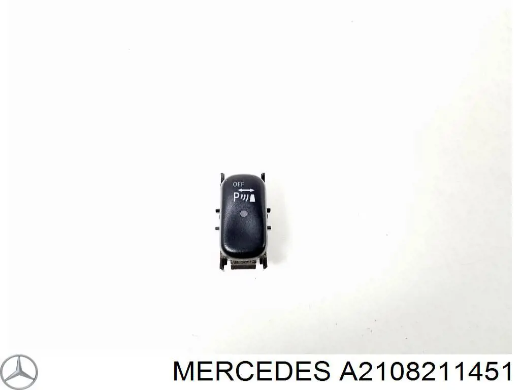 Кнопка включення парктроника на Mercedes E-Class (S210)