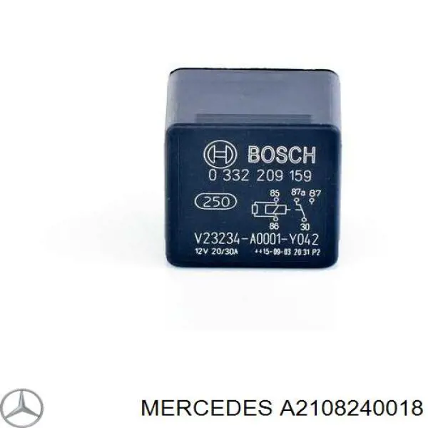 Купити A2108240018 Mercedes Реле управління склоочисника