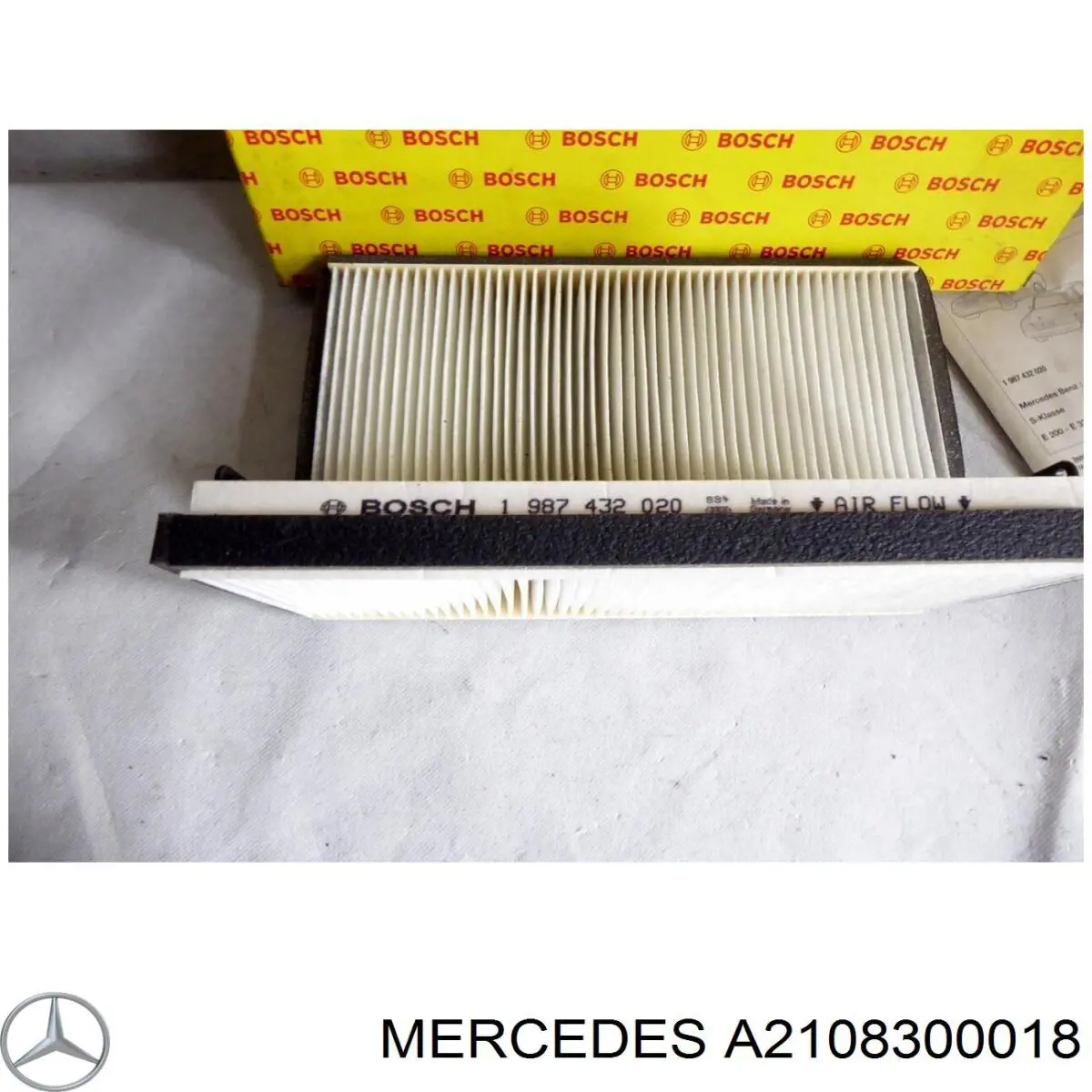 Повітряний фільтр салону Mercedes A2108300018