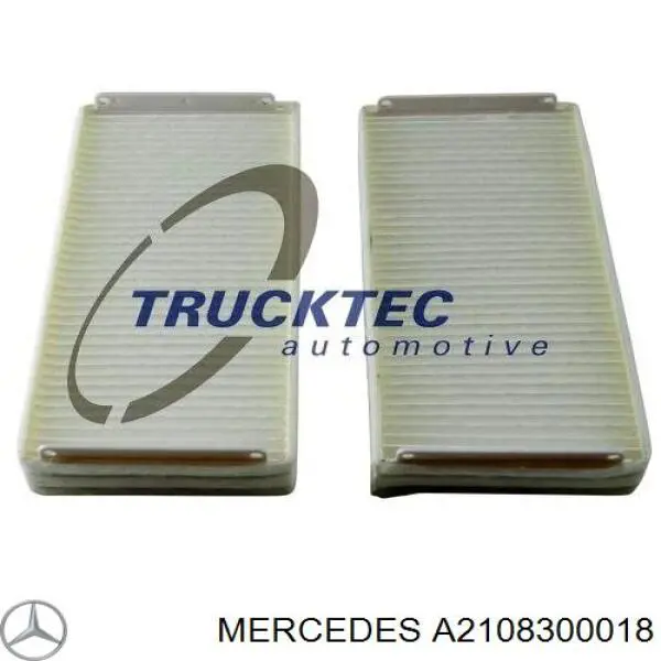 Фільтр повітряний обігрівача Mercedes A2108300018 ціна, від 9.70 USD
