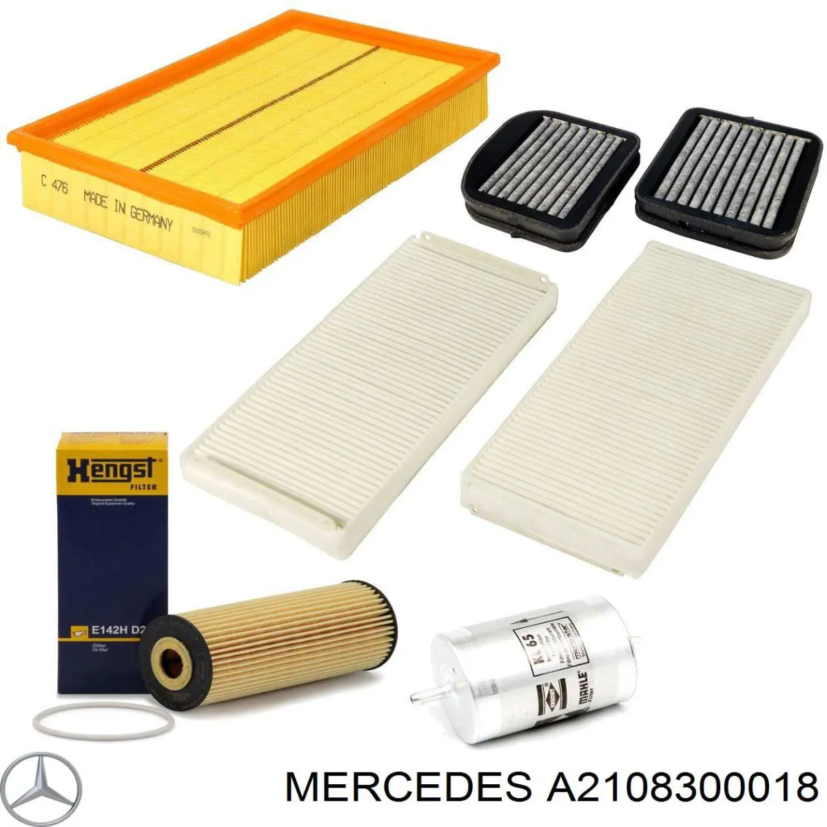 A2108300018 Mercedes Внутрішньосалонний фільтр