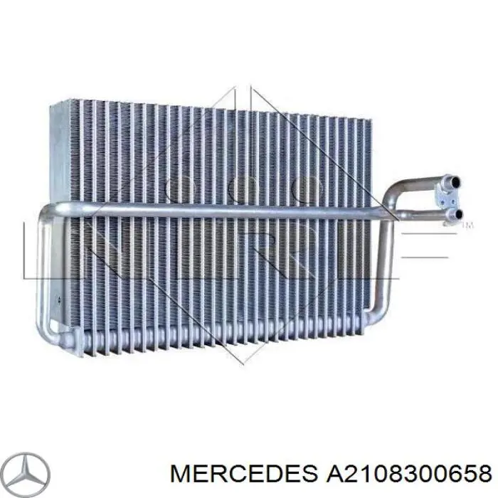 A2108300658 Mercedes радіатор кондиціонера салонний, випарник