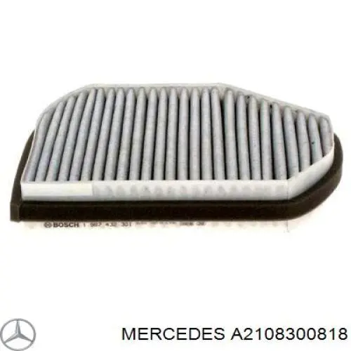 Фільтр повітряний обігрівача Mercedes A2108300818 ціна, від 12.56 USD