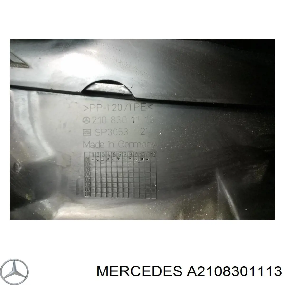Водостік лобового скла, жабо Mercedes A2108301113 ціна, від 7.60 USD