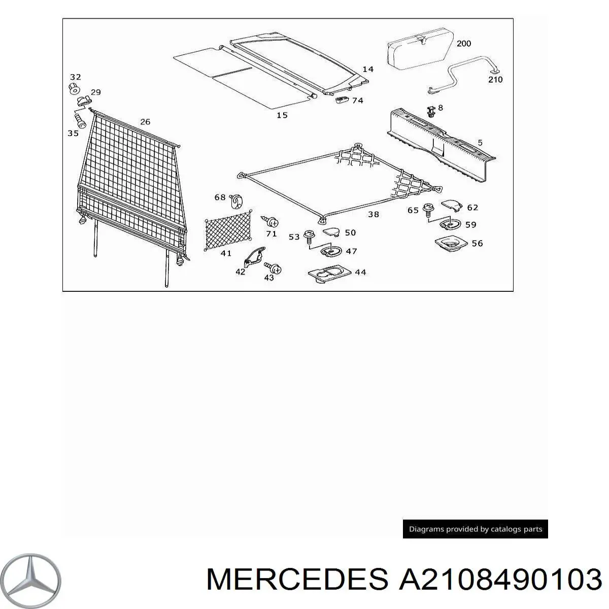  A2108490103 Mercedes