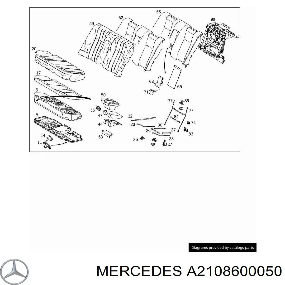 A2108600050 Mercedes 