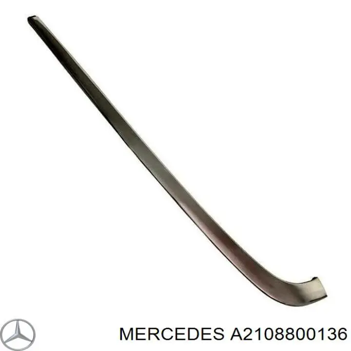 Молдинг заднього бампера, лівий Mercedes A2108800136 ціна, від 6.98 USD